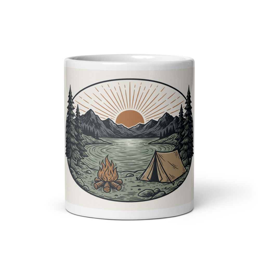 Personalized White Glossy Coffee Mug 11oz thumbnail 3