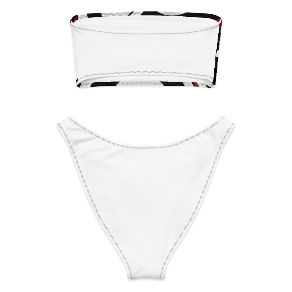 Bikini Bandeau Eco con Estampado Ilustrado thumbnail 2