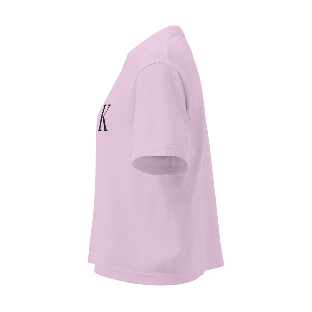 KLAN Minimalist 'K' Women's Boxy Cotton Tee thumbnail 3