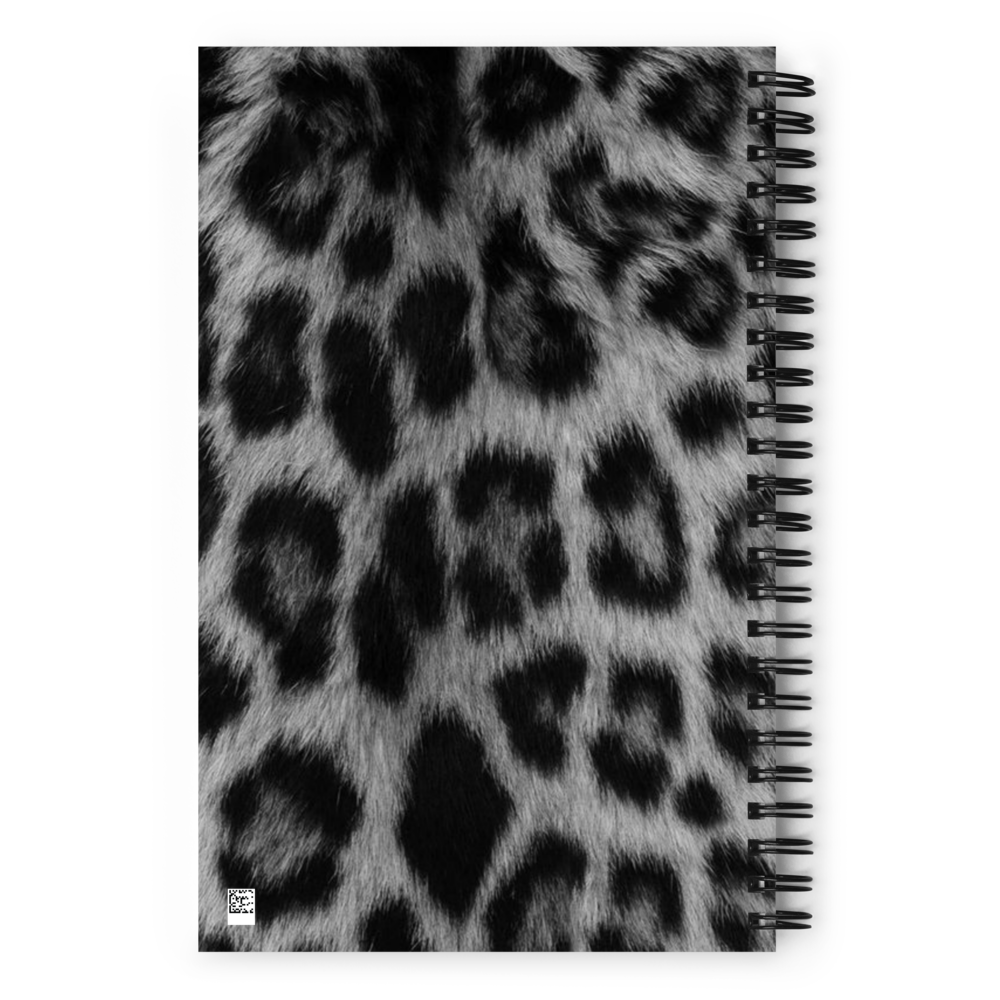 Black and White Leopard Notebook  thumbnail 2