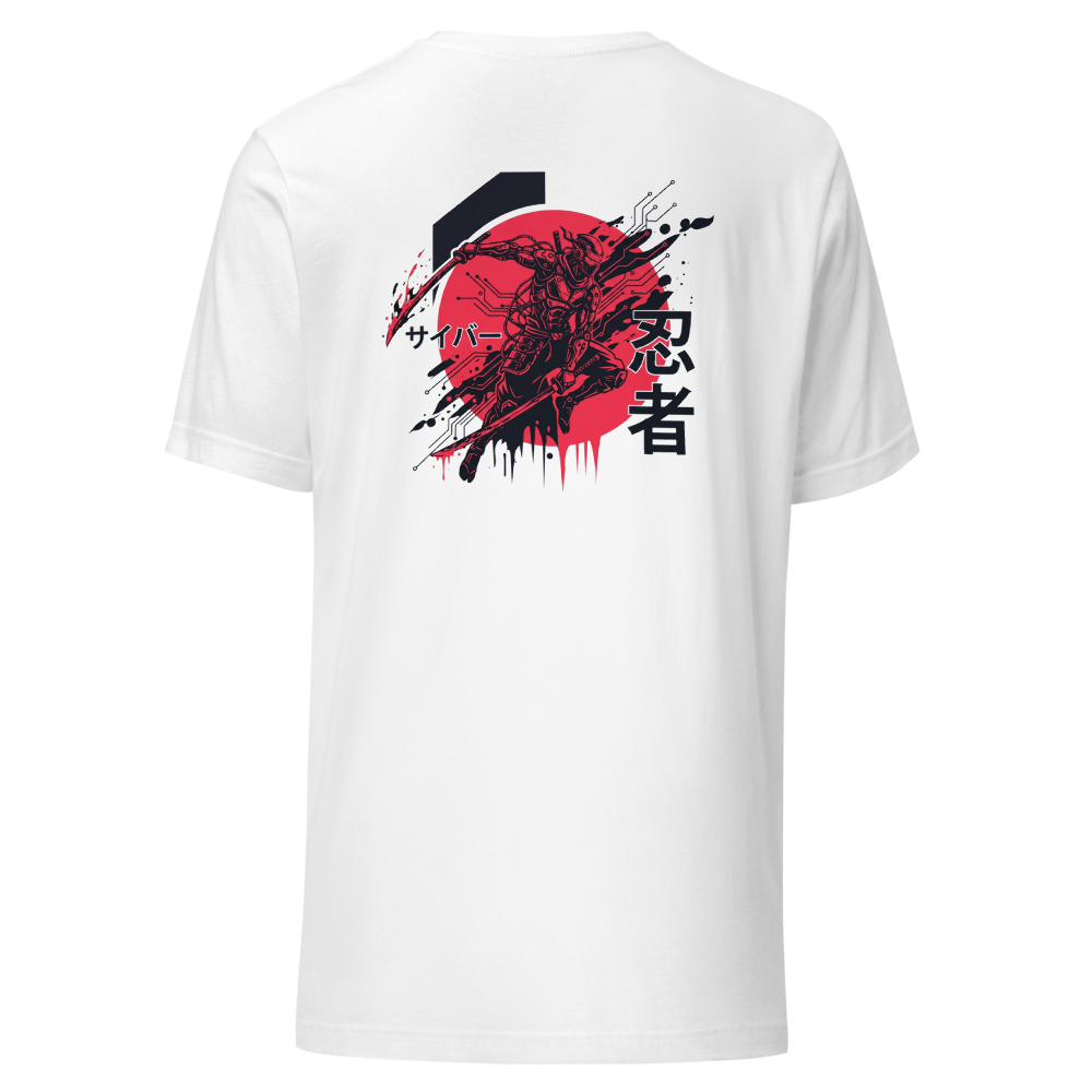 Red and black samurai T-Shirt thumbnail 4