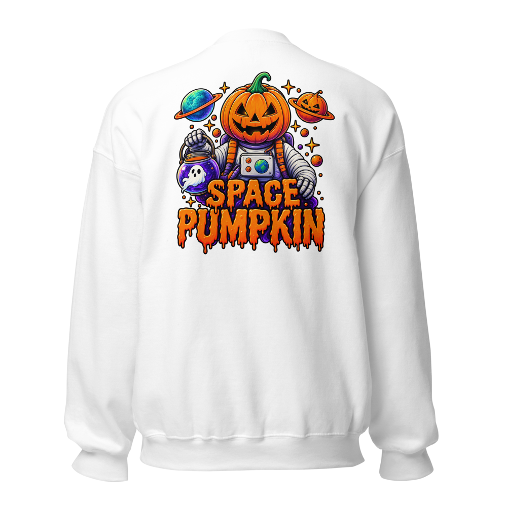 Space Pumpkin Halloween Tee thumbnail 2