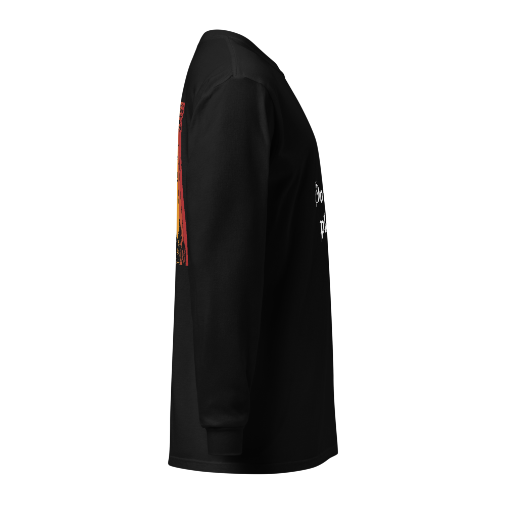 AUREX unisex long sleves black tshirt thumbnail 4