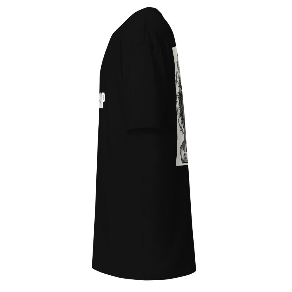 Urban Drip – Halo Statue Oversized Graphic Tee thumbnail 3