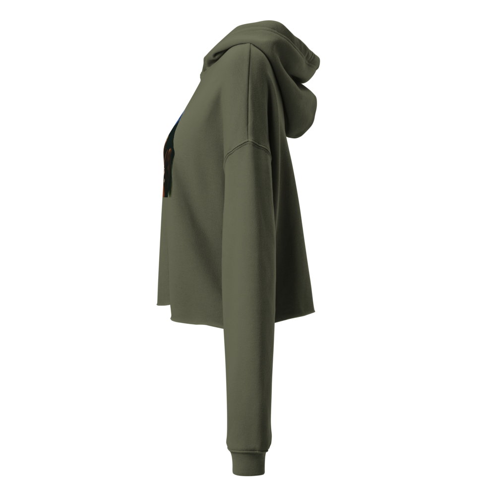 Premium girly Crop hoodie  thumbnail 3