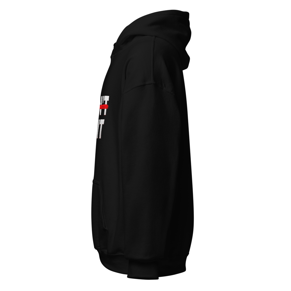 Unisex Heavy Blend Printed Hoodie Black  thumbnail 3