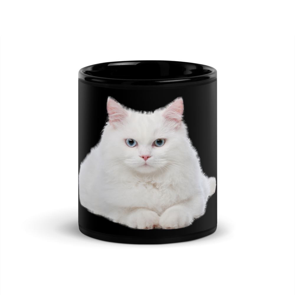 black glossy mug thumbnail 3
