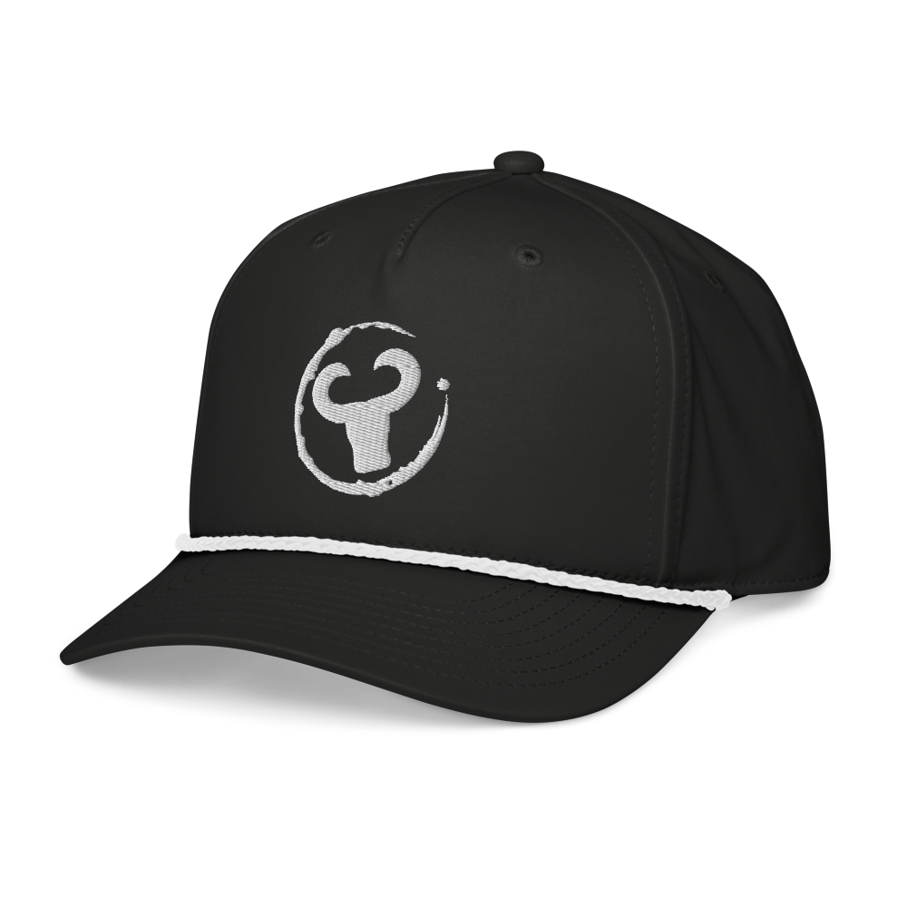 Surf Ranch Classic Rope Hat — Black