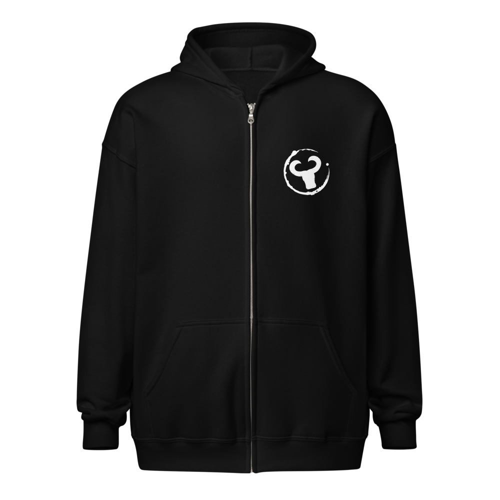 Surf Ranch Black Zip Up Hoodie