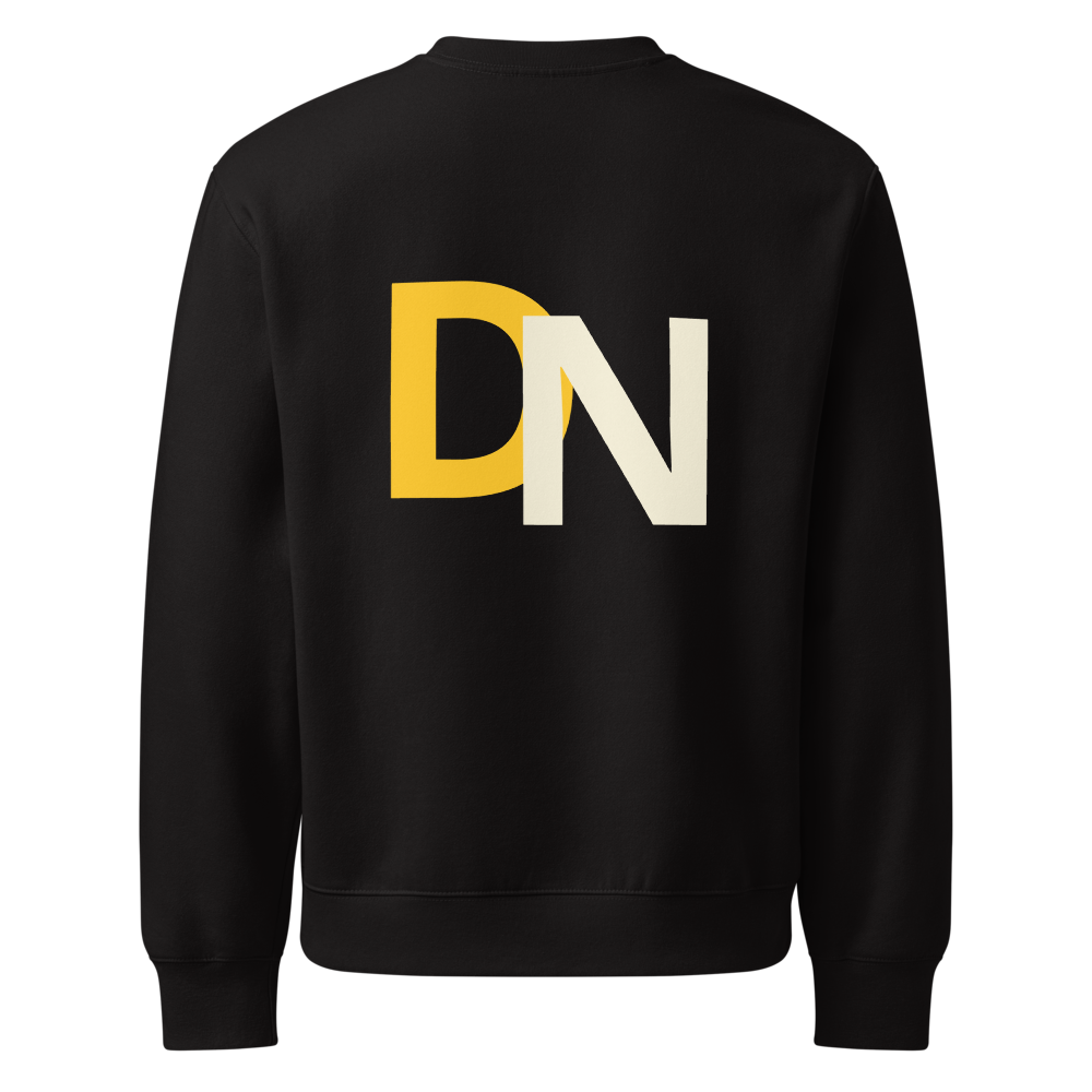 DEVANOVA Men's Black Hoodie – Premium Heavyweight  thumbnail 2