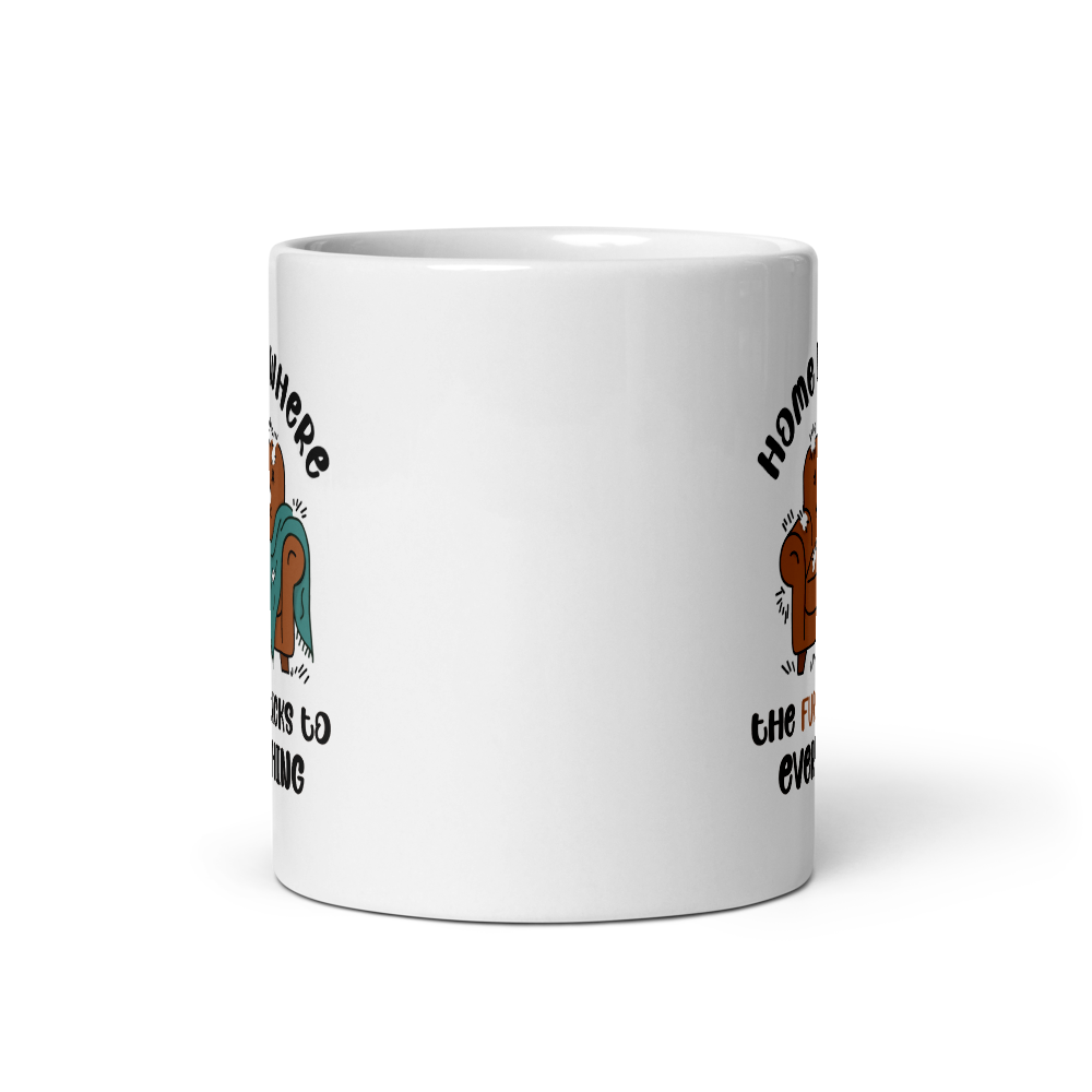 Home Is Where the Fur Sticks to Everything Mug thumbnail 3