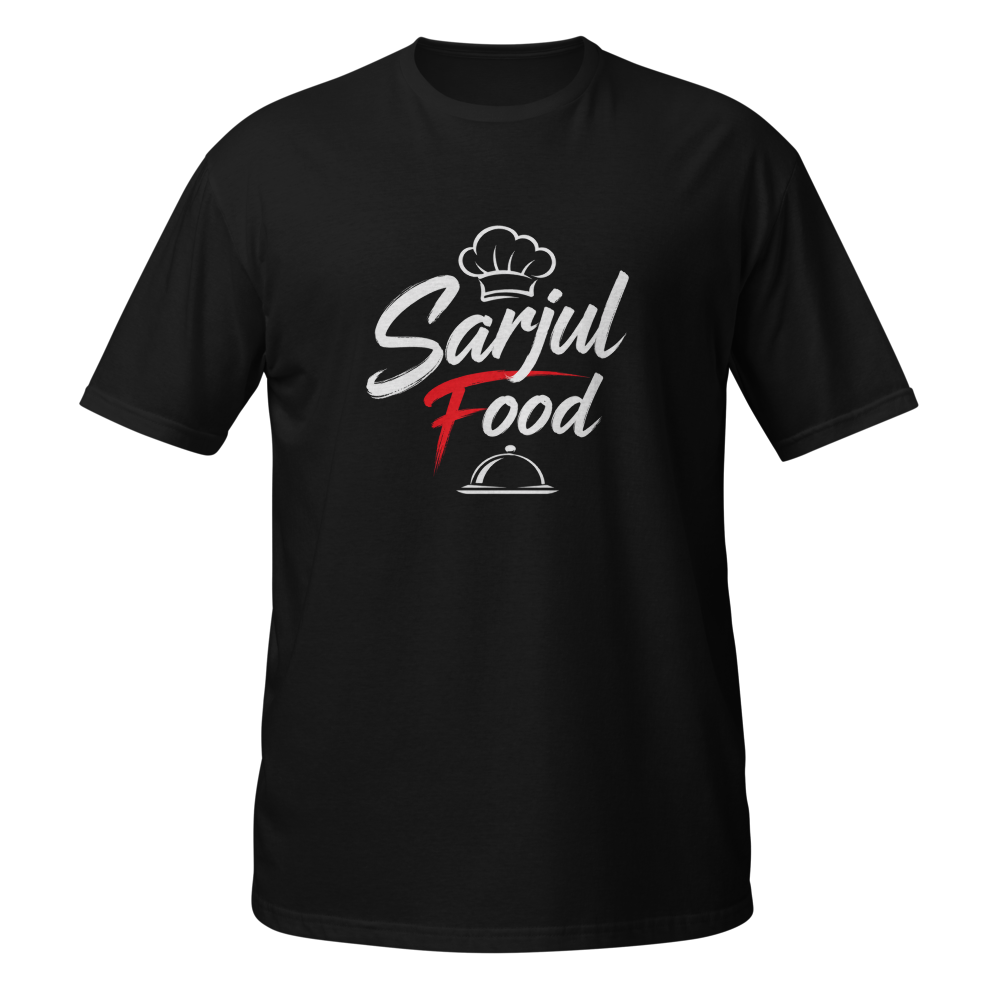 Sarjulfood black t-shirt thumbnail 3