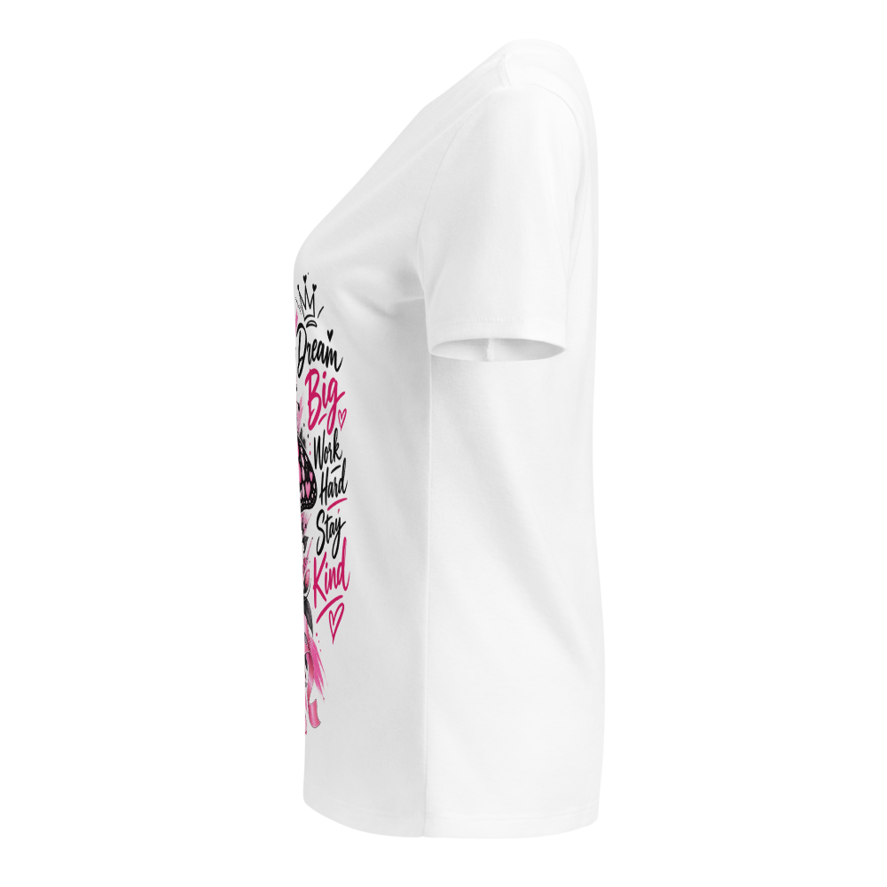Floral V-neck Women's Tee thumbnail 2