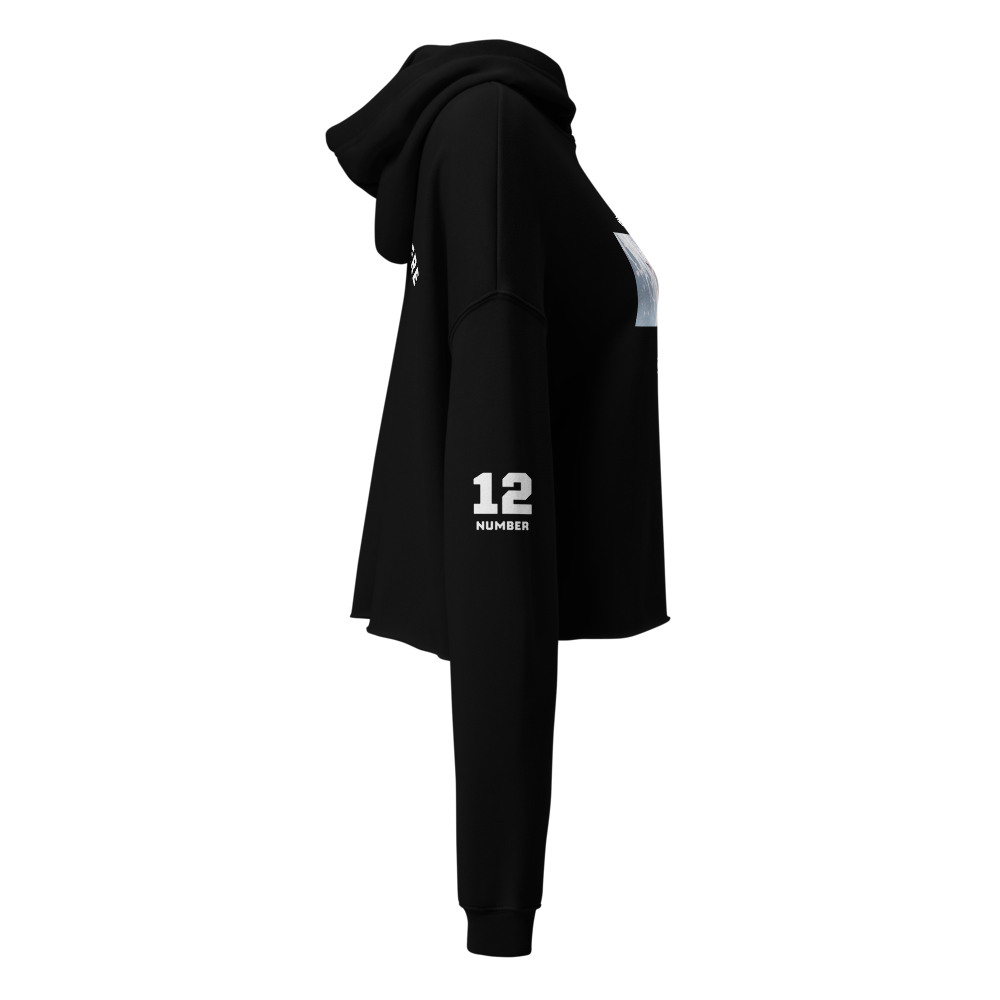 Awesome Style Premium Women's Cropped Hoodie thumbnail 4