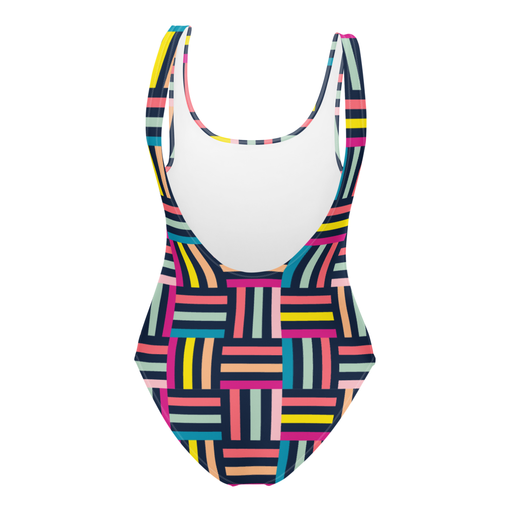 All over print one piece swimsuit  thumbnail 4