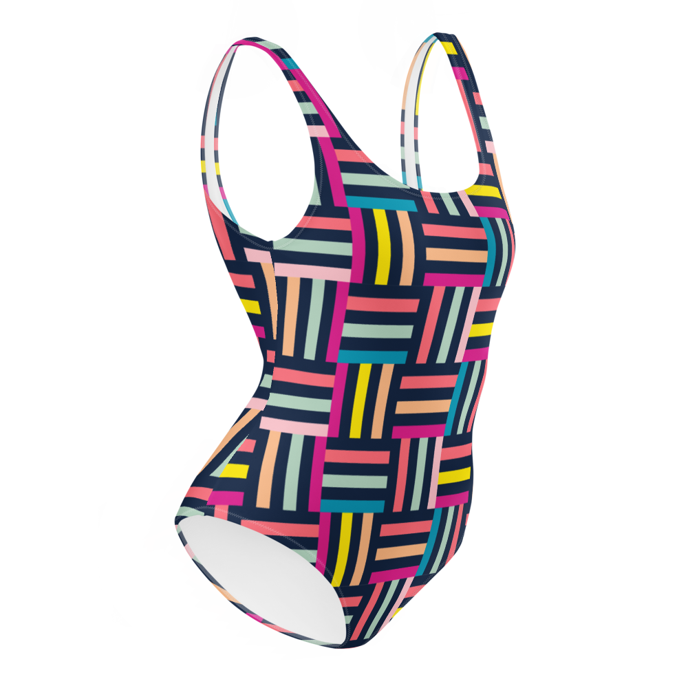 All over print one piece swimsuit  thumbnail 2