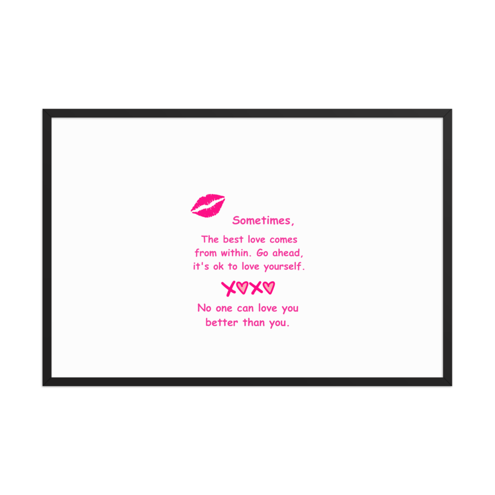 Love From Within Framed Poster thumbnail 2