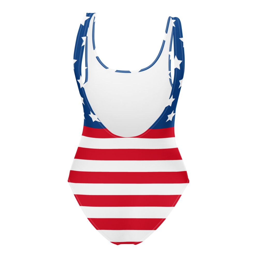 All over print one piece swimsuit thumbnail 4