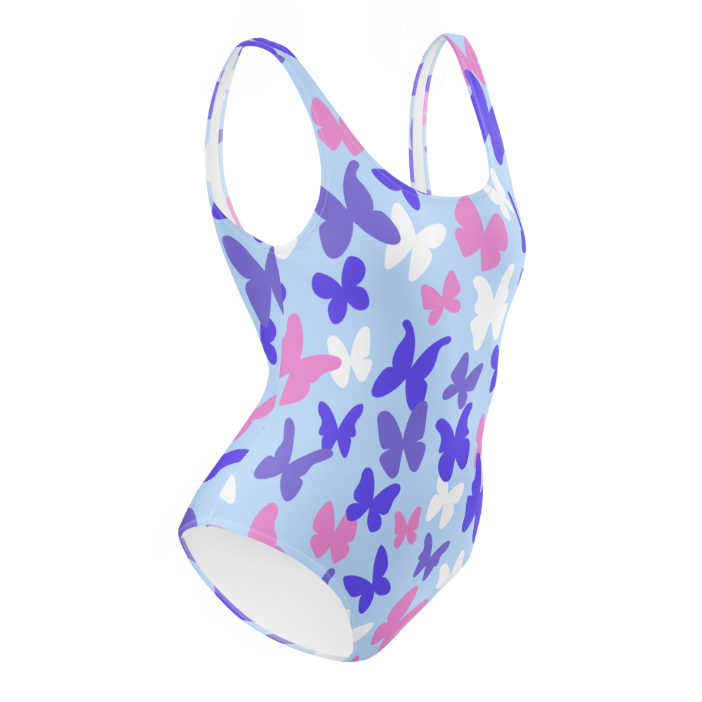 All over print one piece swimsuit thumbnail 2