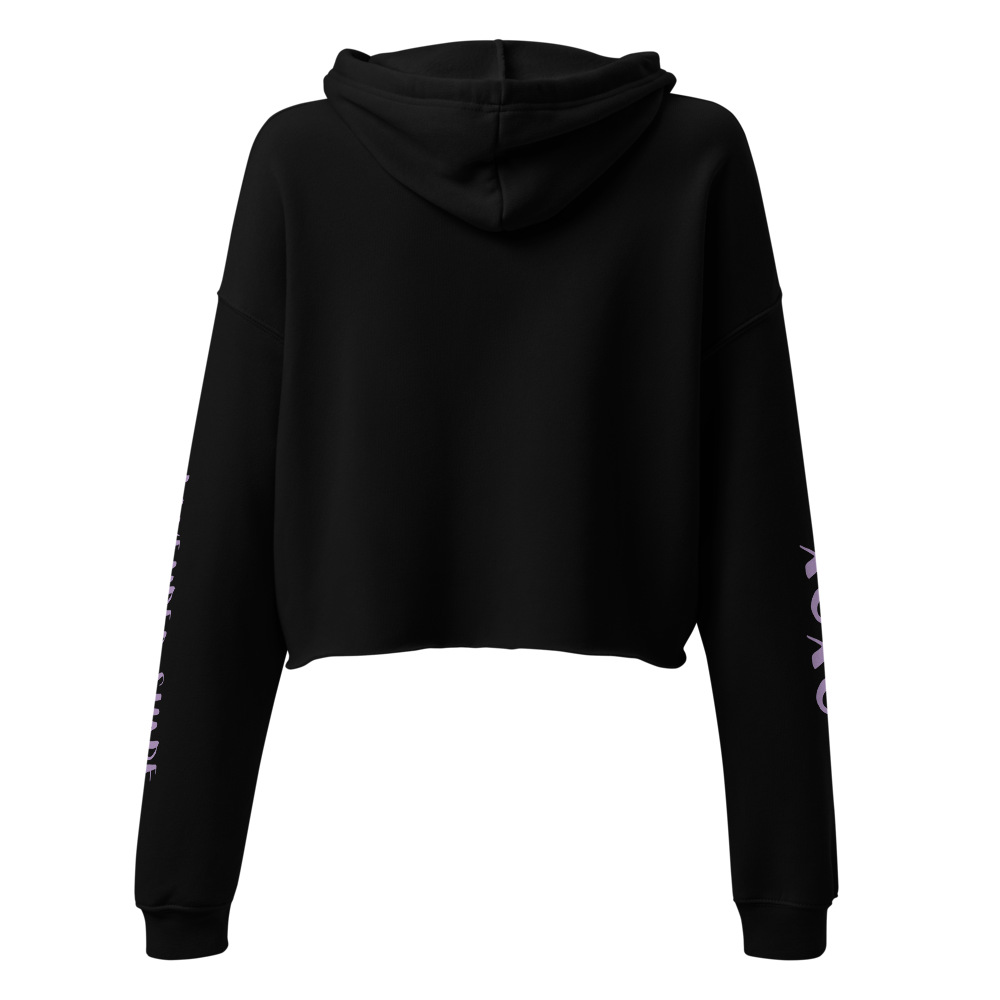 Lavender Shade Cropped Hoody thumbnail 3