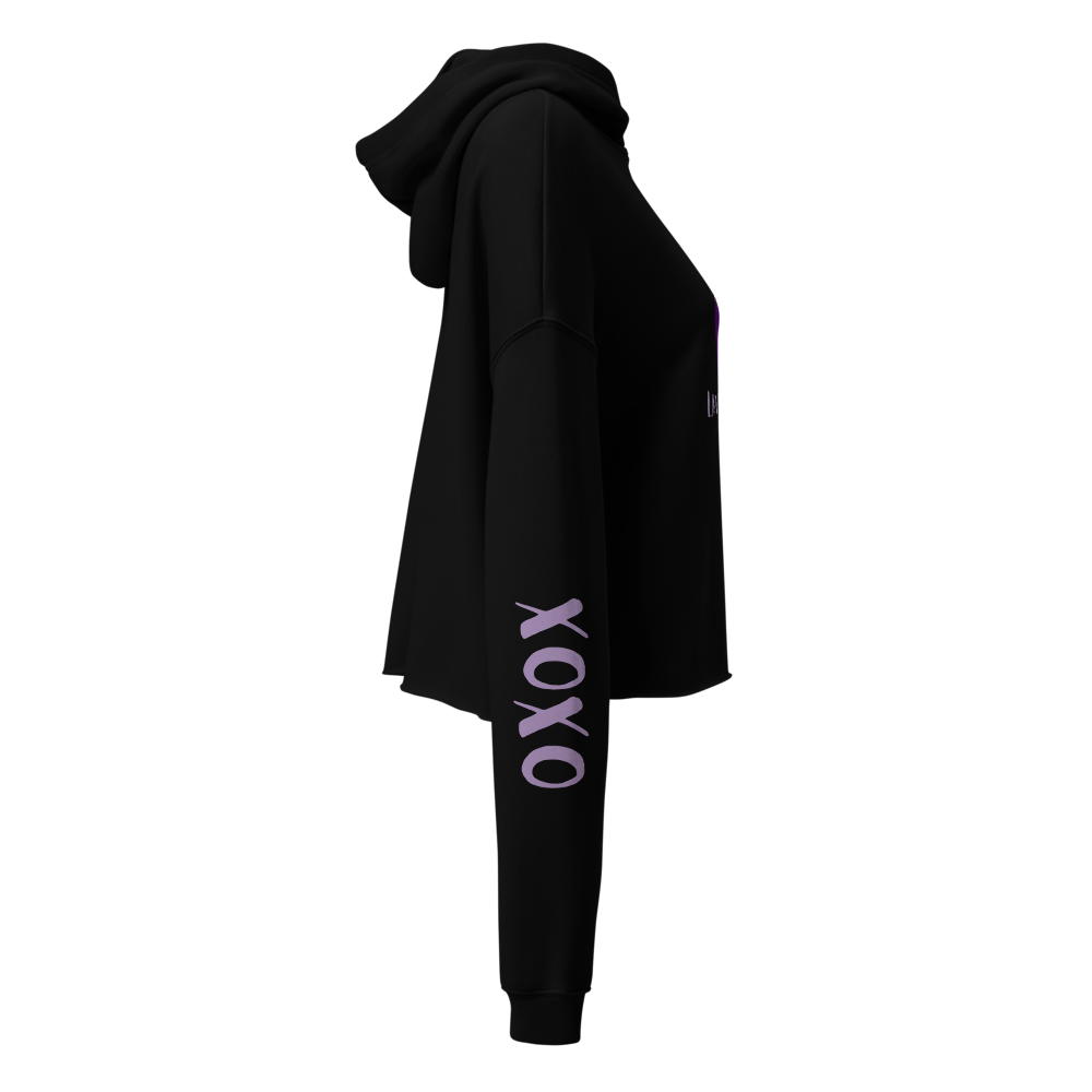 Lavender Shade Cropped Hoody thumbnail 4