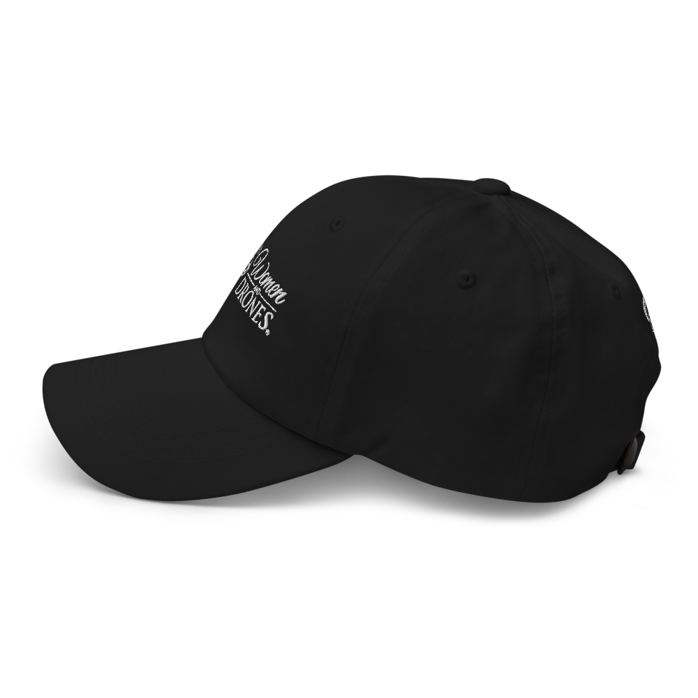 Women and Drones Logo Cap Black thumbnail 5