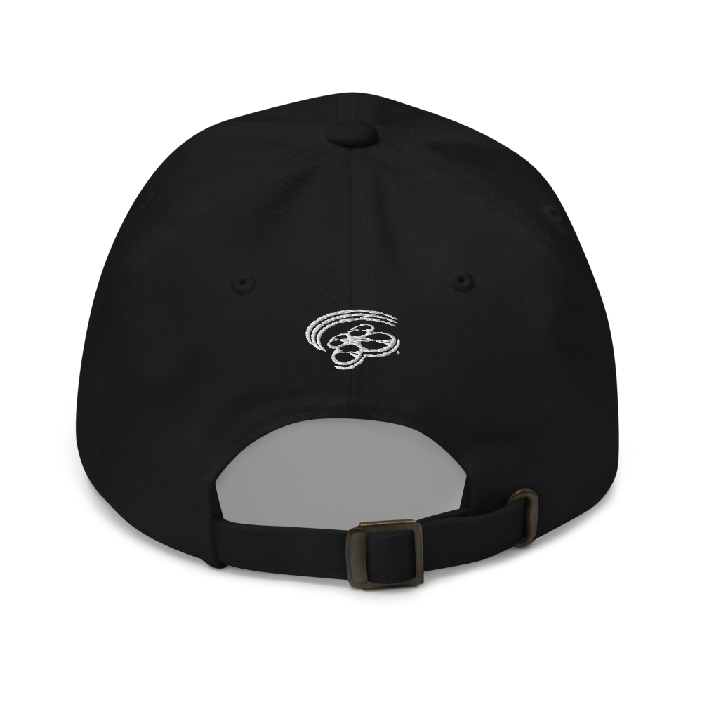 Women and Drones Logo Cap Black thumbnail 2