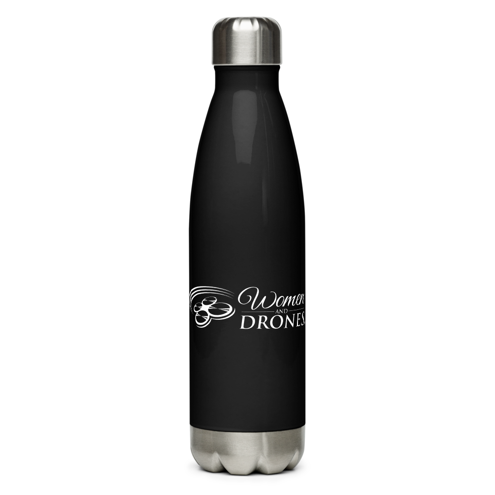 Stainless Steel Water Bottle Black thumbnail 2
