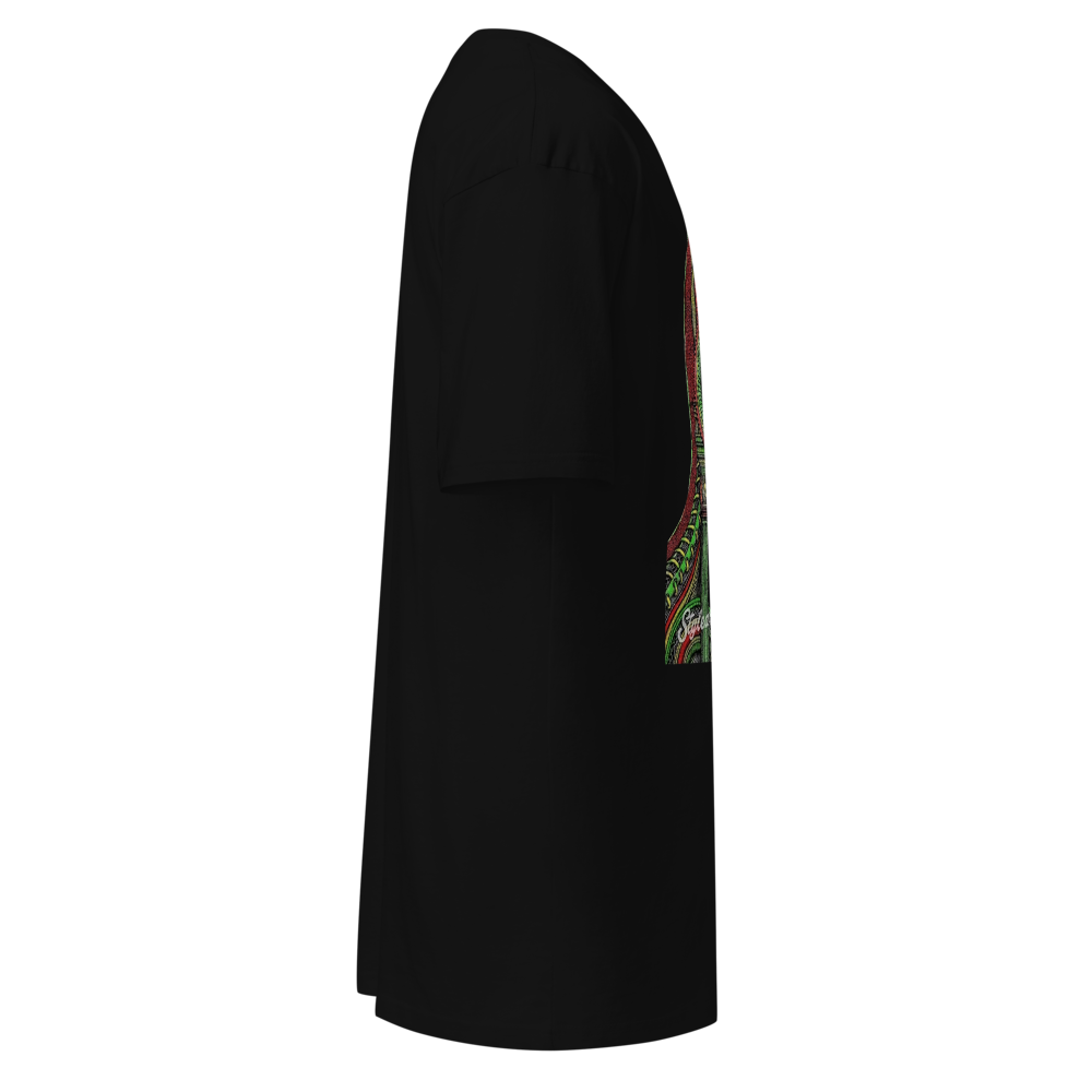 Cyber Skull Mind Graphic Premium Heavyweight T-Shi thumbnail 3