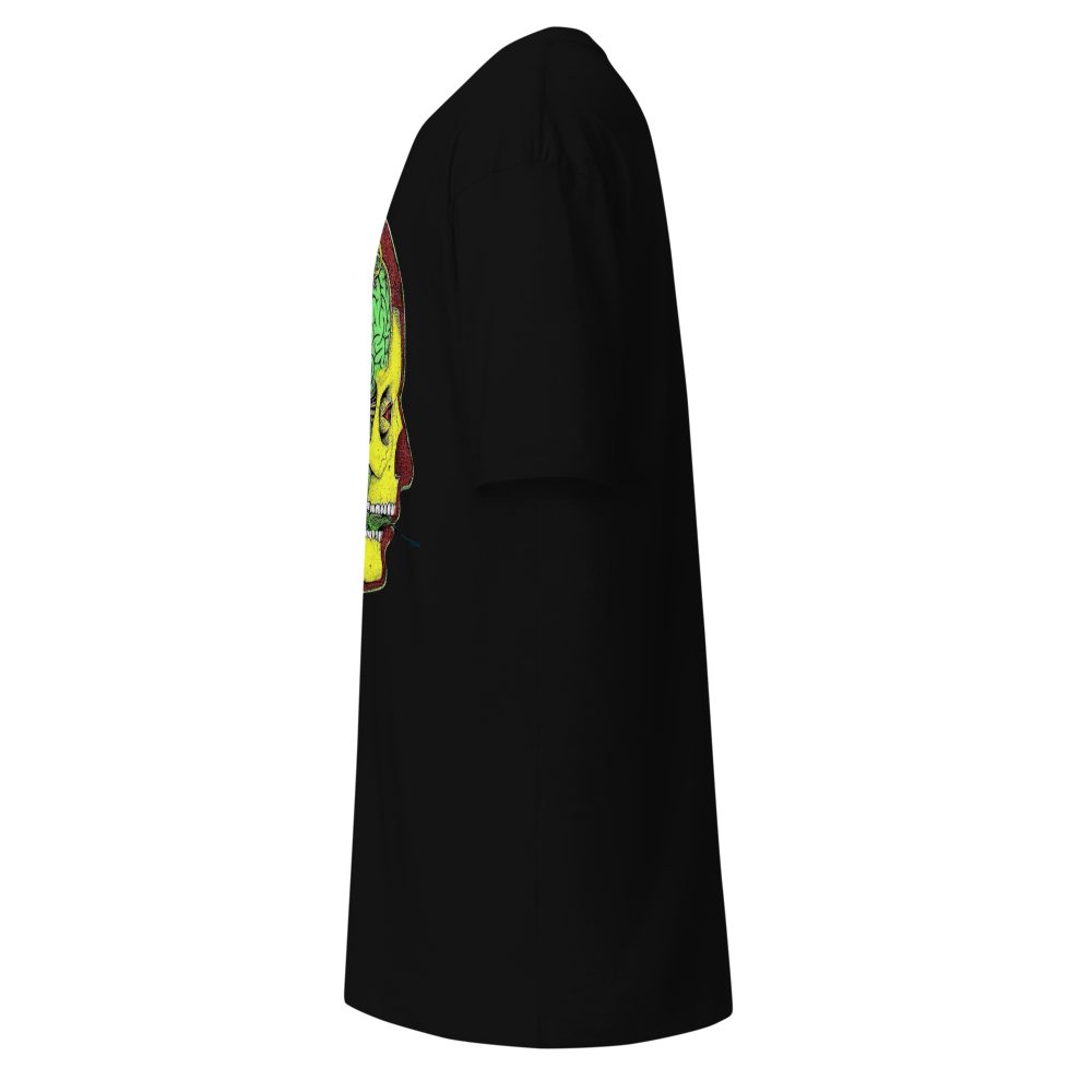 Cyber Skull Mind Graphic Premium Heavyweight T-Shi thumbnail 2