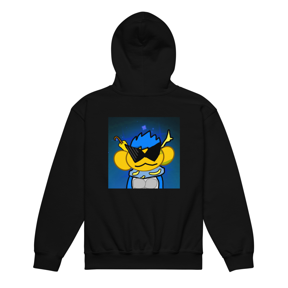  Unisex Black bow hoodie  thumbnail 2