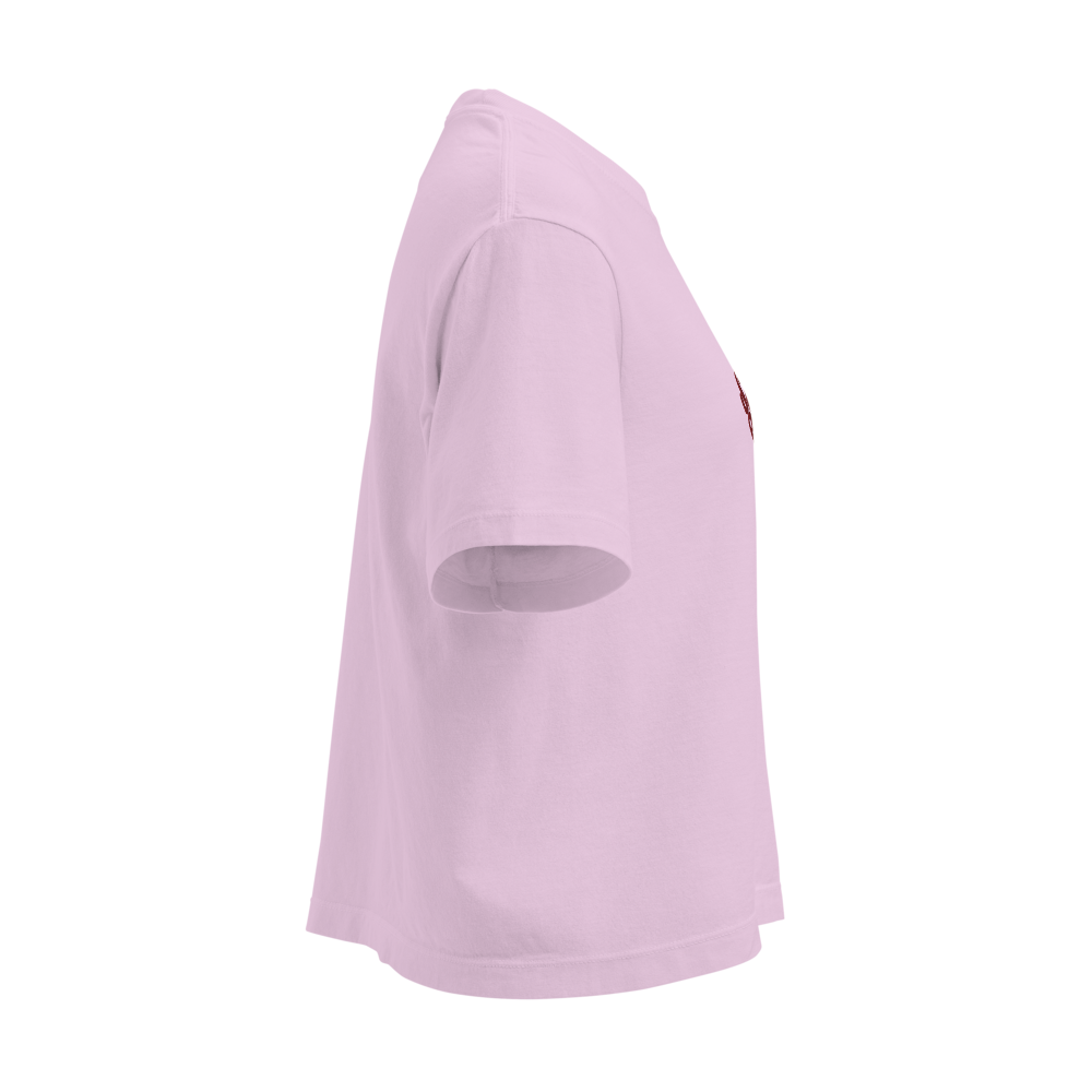 Strawberry Bloom Minimalist Boxy Tee thumbnail 4