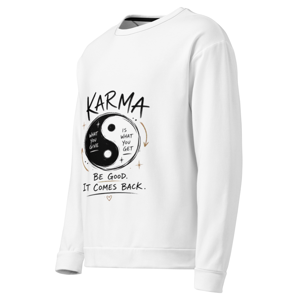 Karma Circle Graphic Unisex Sweatshirt thumbnail 3