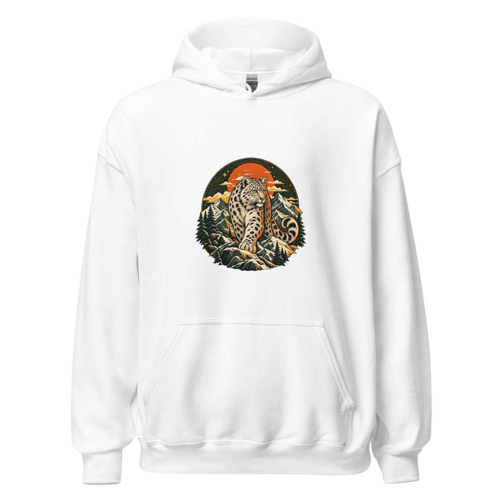 Vintage Mountain Sunset Graphic Hoodie thumbnail 2