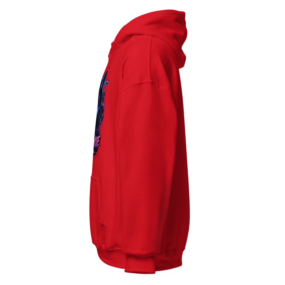 Cyber Wolf – Alpha Mode Unisex Heavy Blend Hoodie  thumbnail 3