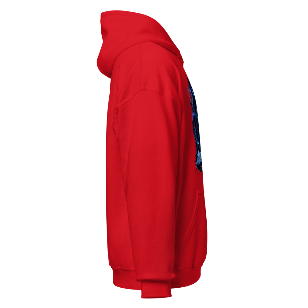Cyber Wolf – Alpha Mode Unisex Heavy Blend Hoodie  thumbnail 4
