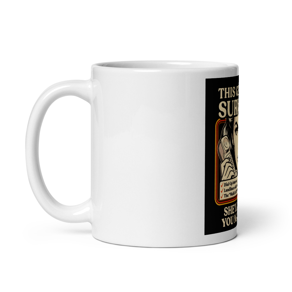 "This Gen X Mom . . . " White Mug thumbnail 3