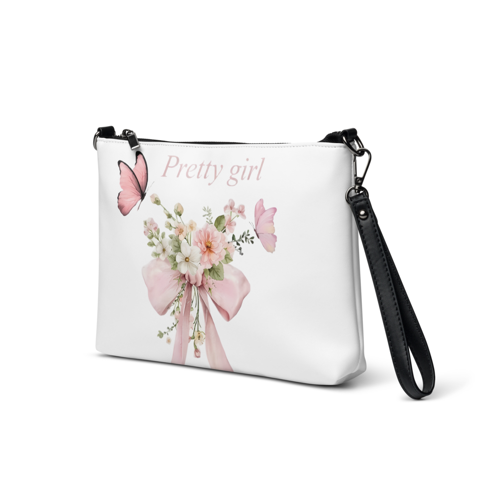 Pretty Girl Pink Watercolor Floral Bouquet & Butte thumbnail 2