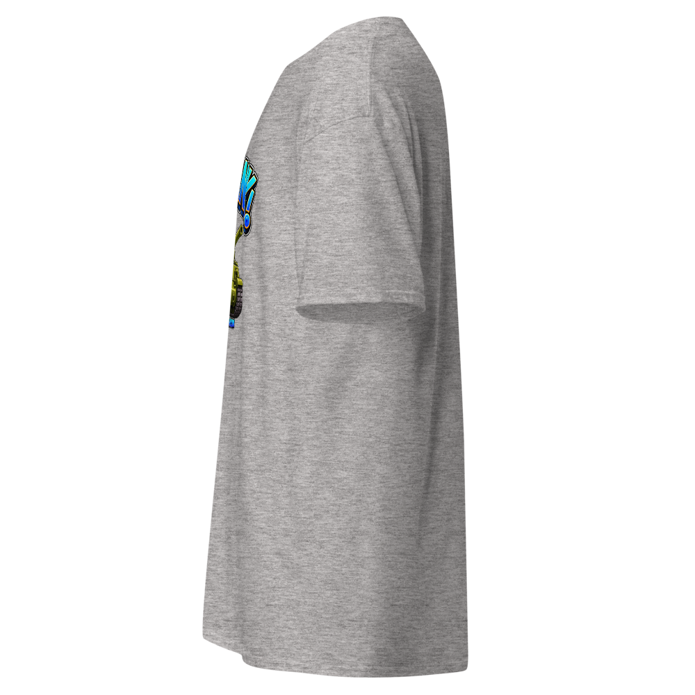 Mens Armoured Fish Tank Tee Grey thumbnail 3