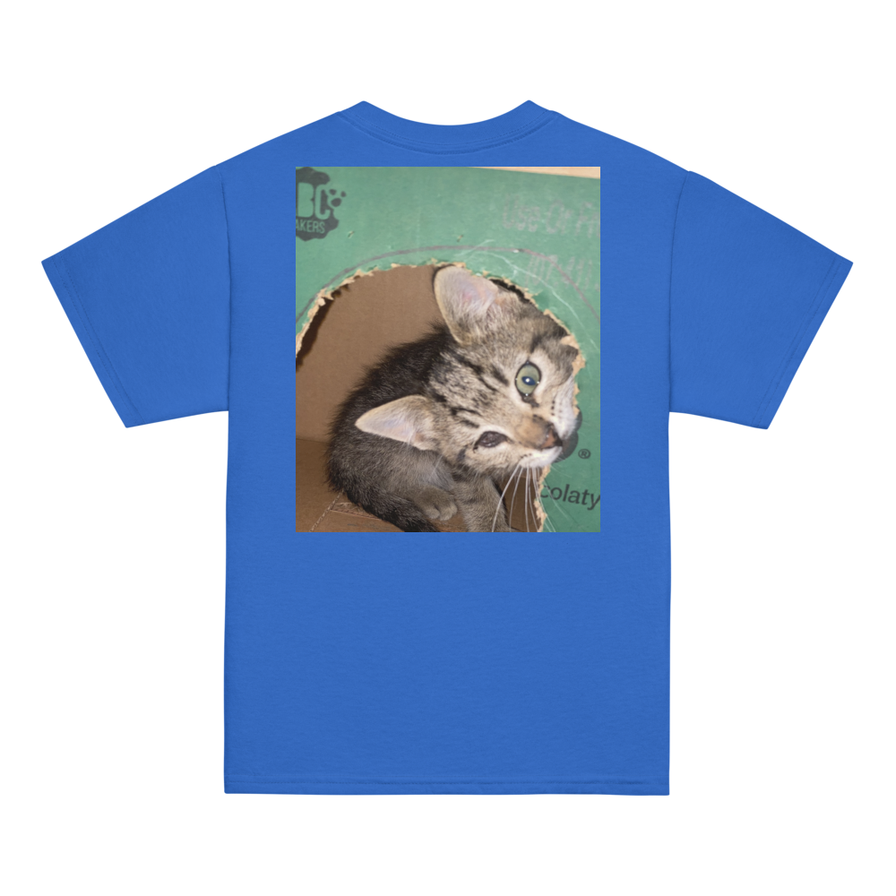 Blue kitty shirt thumbnail 2