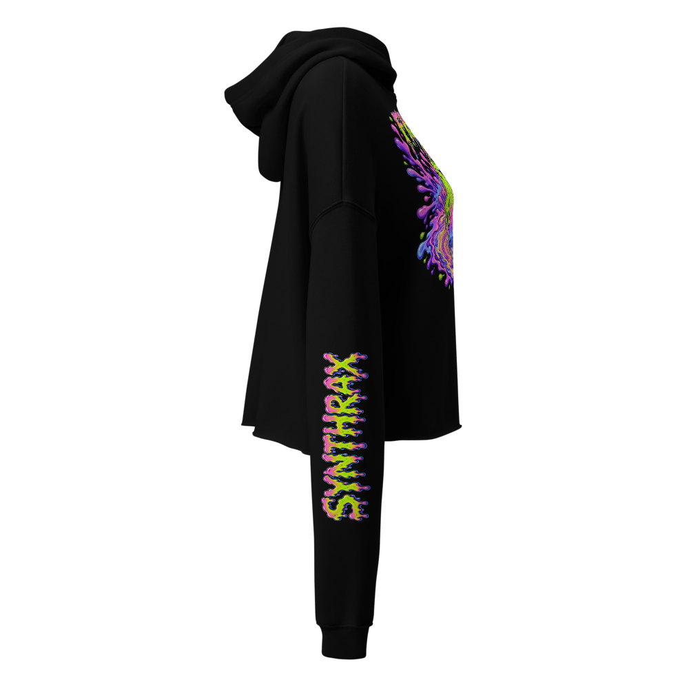 Frogcicle Women's Cropped Hoodie thumbnail 3