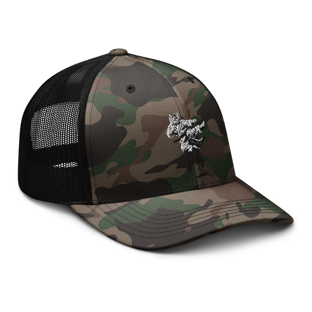 Kungfu Cat - TruckerHat thumbnail 5