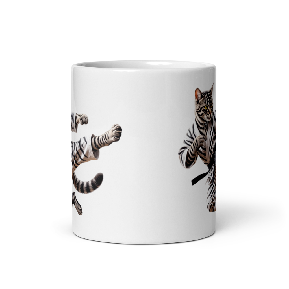 Kungfu Cat - GlossyMug thumbnail 2