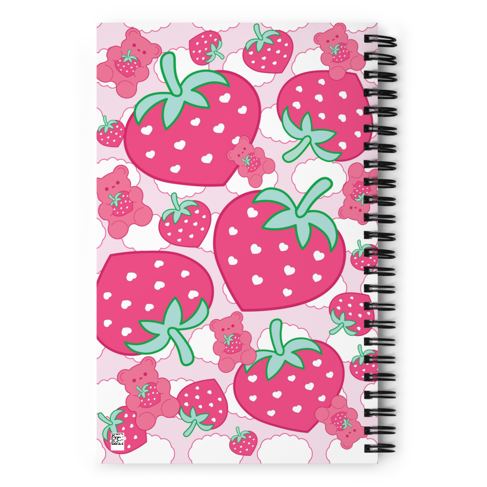 Falling Strawberry Bears Notebook thumbnail 2