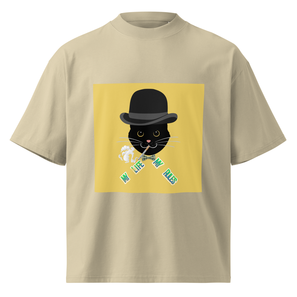 My Life My Rules - Stylish Gentleman Cat Tee thumbnail 9