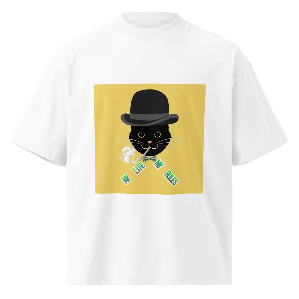 My Life My Rules - Stylish Gentleman Cat Tee thumbnail 13