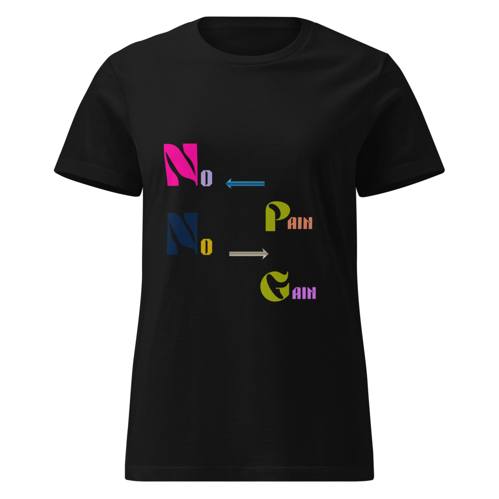 No Pain No Gain | Motivational  T-Shirt thumbnail 5
