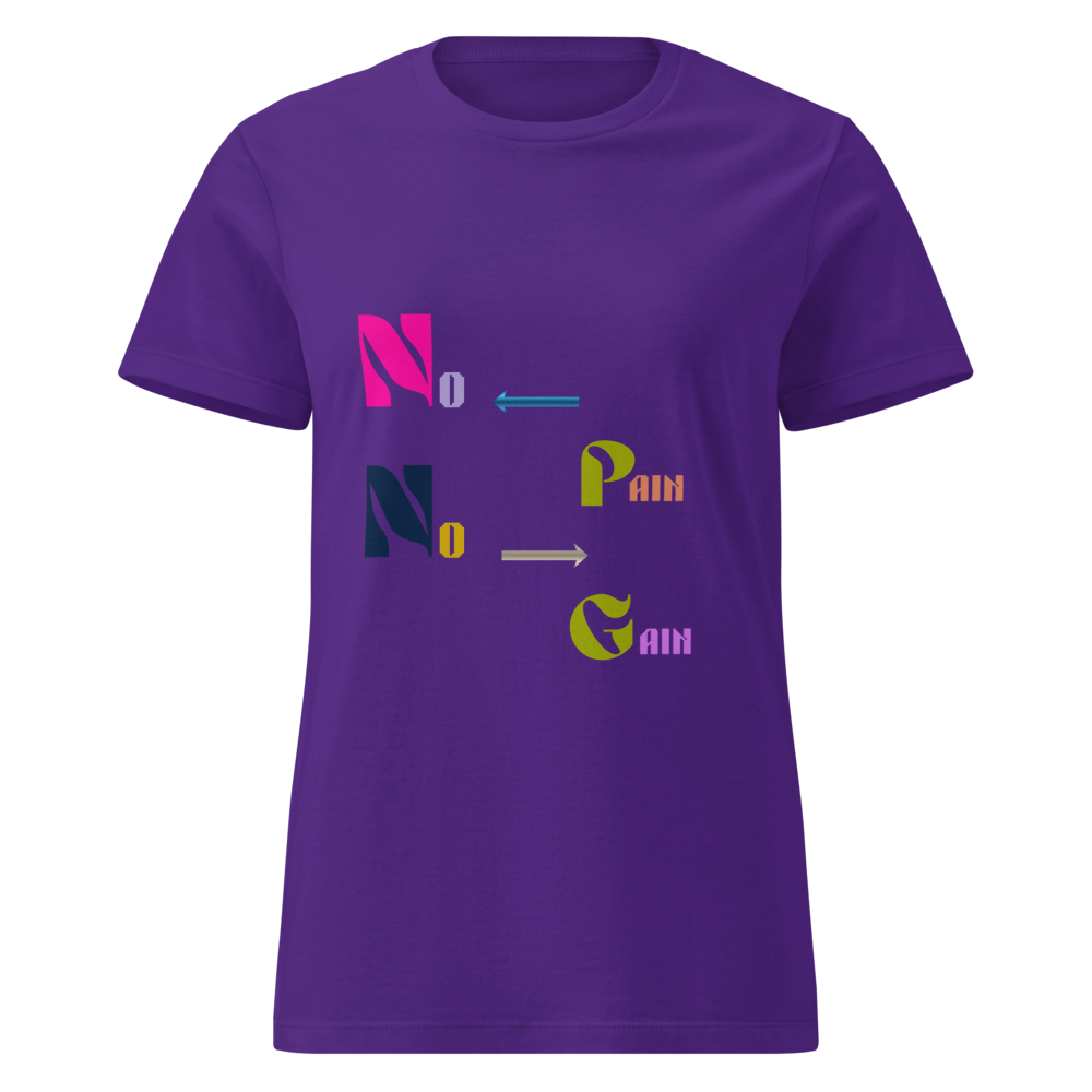 No Pain No Gain | Motivational  T-Shirt thumbnail 13