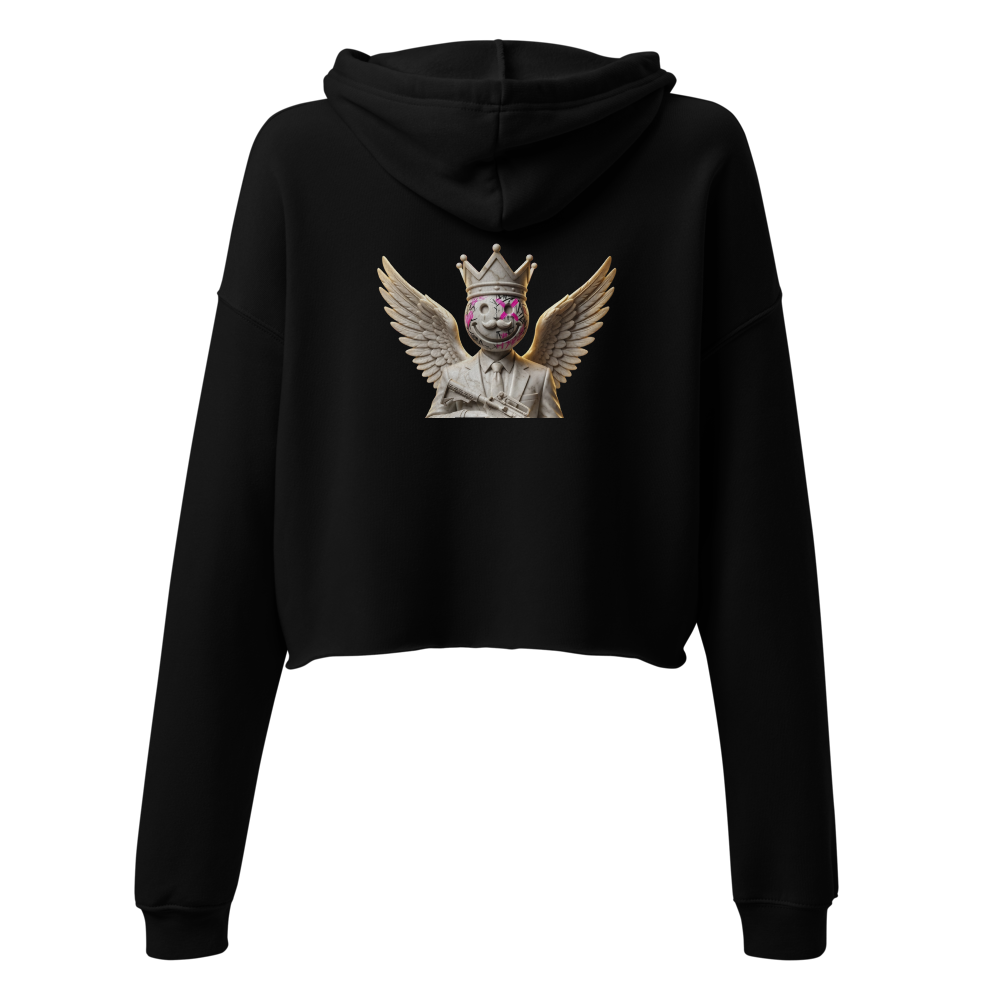 Women's Cropped Hoodie | Soft Fleece Crop Top Swea thumbnail 3