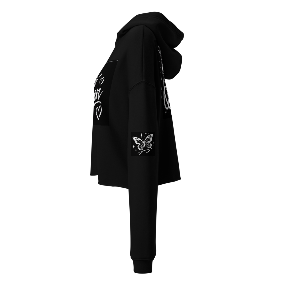 Queen Crown Hoodie – Black & White Street Style 👑 thumbnail 3